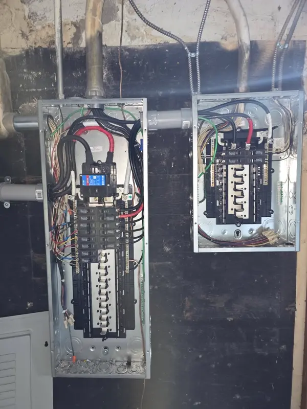 Full rewire & dual panel replacement, Cincinnati OH - after