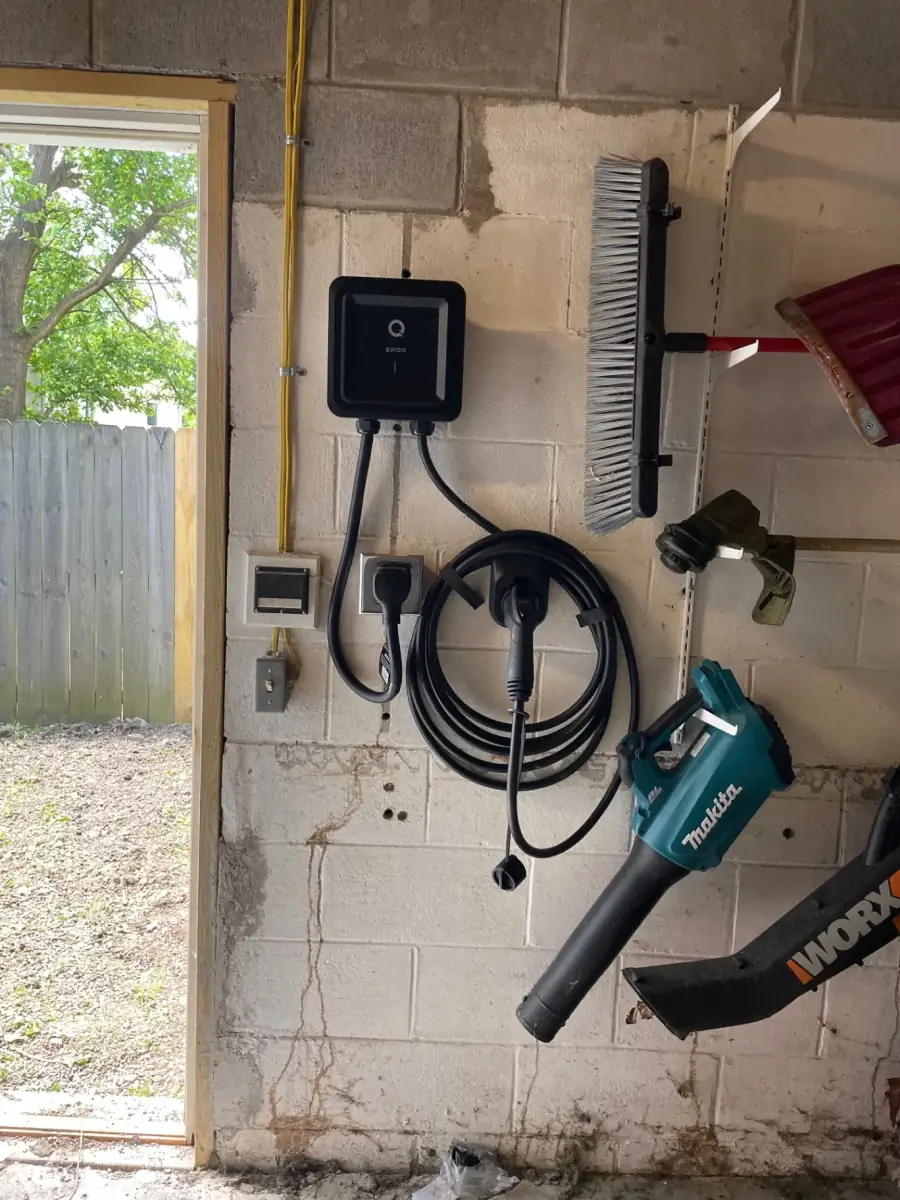 Tesla EV charger installation